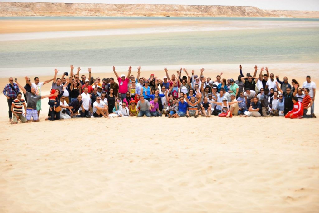Group photo of an incentive in dakhla