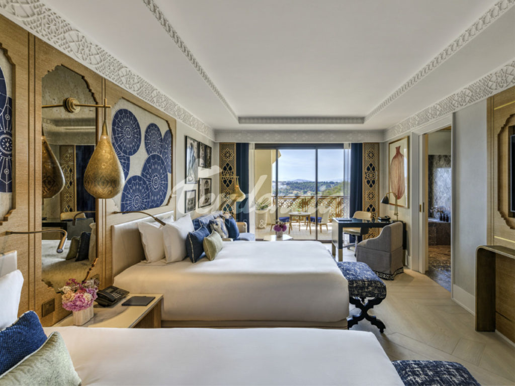 Image d'une suite de l'hôtel Fairmont de Tanger