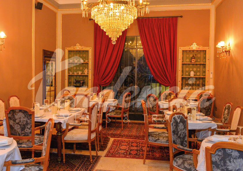glamorous dinner tables  in Tangier, Morocco