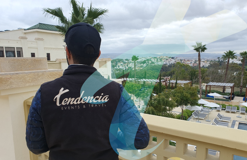 Tendencia team at the Fairmont hotel in Tangier morocco